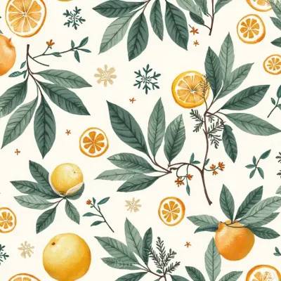 Textil Desenli: Gümüş Yapraklar ve Geometrik Kareli Kar motifli Örtüler