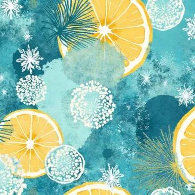 Abstract Luxury Textile Pattern: Hexagon, Snowflake & Leaves in Subtle Grays