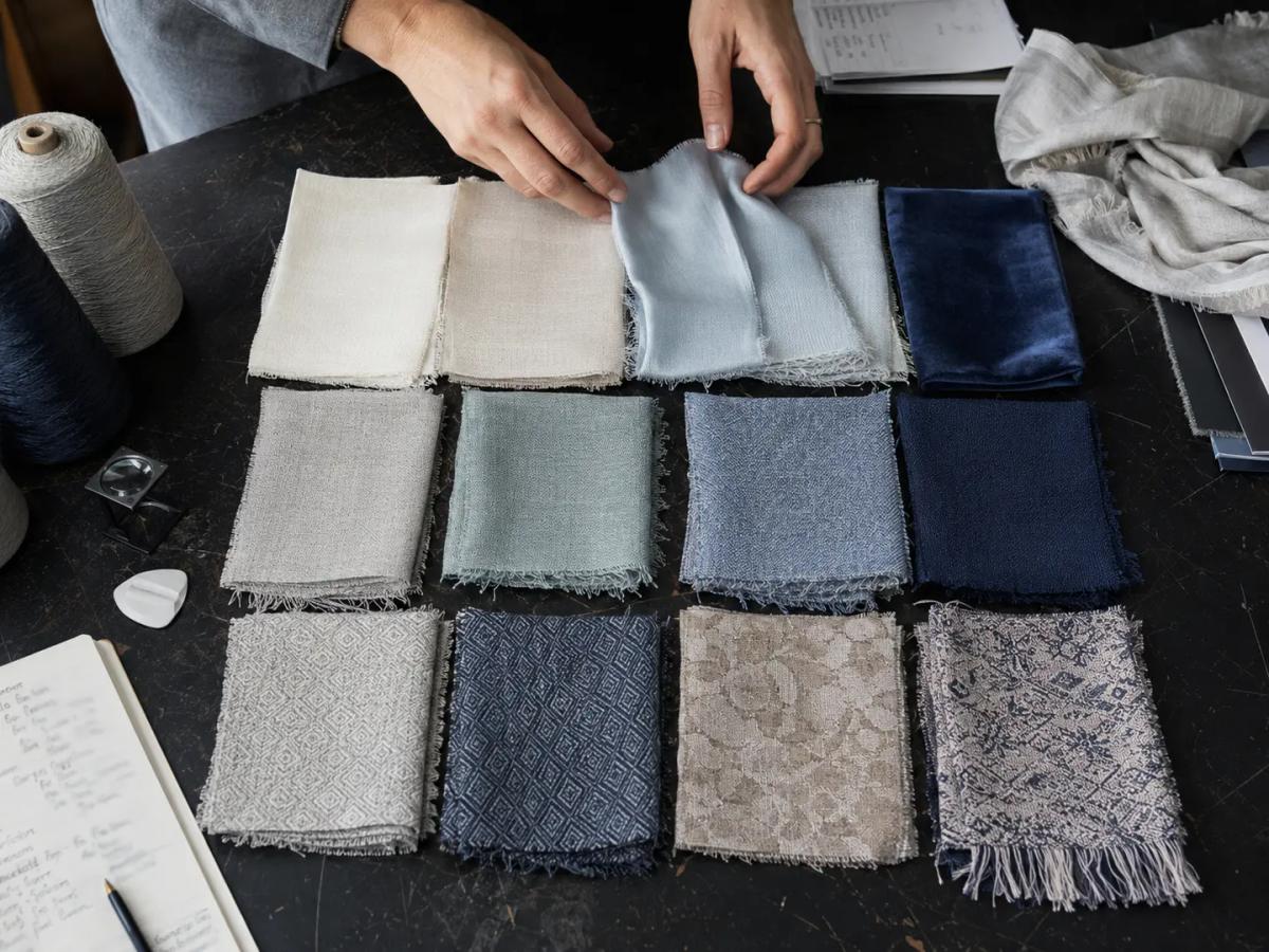 Visual interpretation of twelve jacquard surface characters