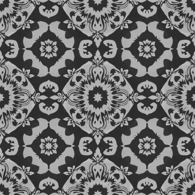Geometrik ve Çiçek Vurgulu Mandala Deseni – Tekstil Tasarımı