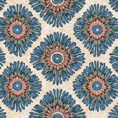 Abstrakt Lüks Mandala Deseni ve Çiçek Detayları • Tekstil Koleksiyonu