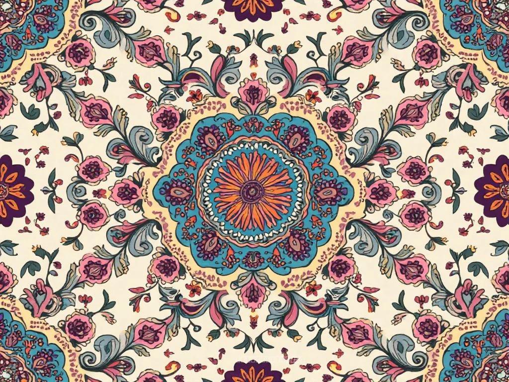AI-Generated Pattern | Sapphire